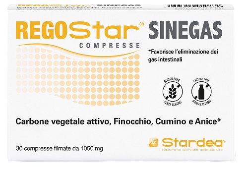 REGOSTAR SINEGAS 30 COMPRESSE FILMATE - farmachicca