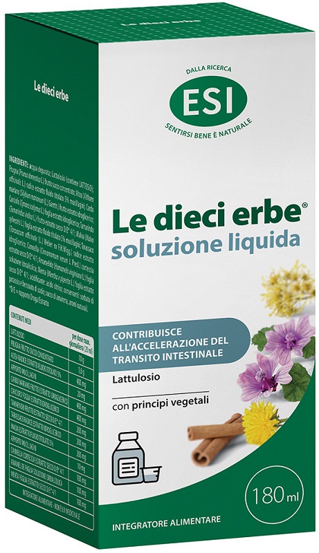 ESI LE DIECI ERBE SOLUZIONE LIQUIDA 180 ML - farmachicca
