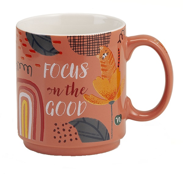 NEAVITA MUG POSITIVITEA ARANCIONE 350 ML - farmachicca