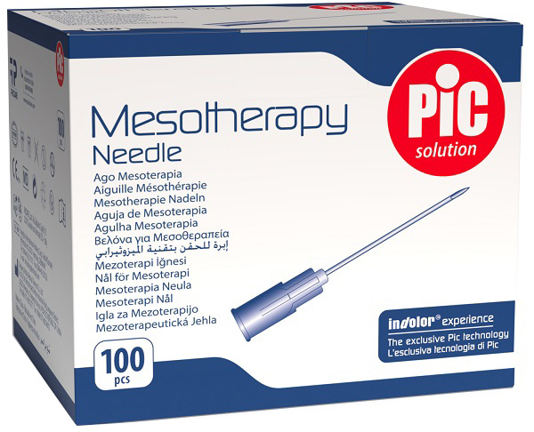 AGO PIC MESOTERAPIA STERILE MONOUSO APIROGENO ATOSSICO CONO LUER LOCK GAUGE 27 4 MM 1 PEZZO - farmachicca