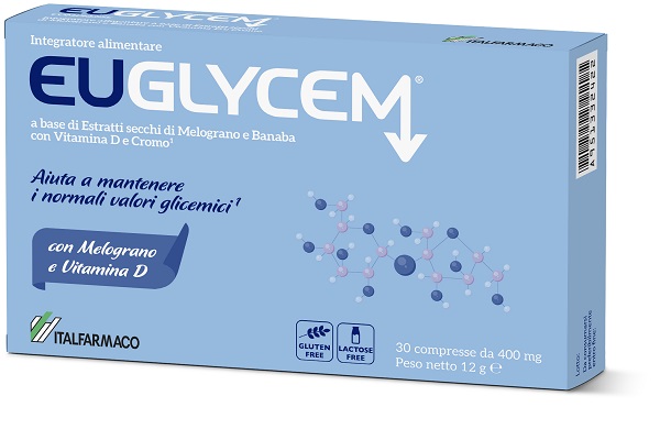 EUGLYCEM 30 COMPRESSE DA 400 MG SENZA GLUTINE SENZA LATTOSIO - farmachicca