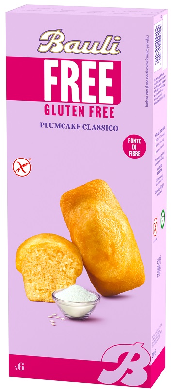 BAULI FREE PLUMCAKE CLASSICO 6 PEZZI DA 35 G - farmachicca