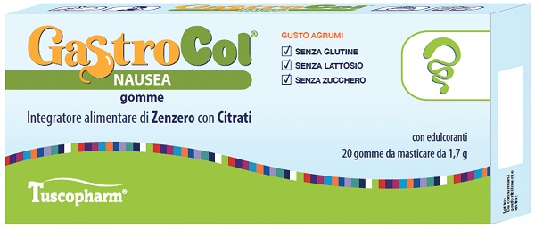 GASTROCOL NAUSEA GOMME GUSTO AGRUMI 34 G - farmachicca