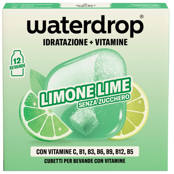 WATERDROP MICRODRINK LIME 12 CUBETTI - farmachicca