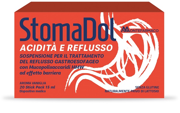 STOMADOL ACIDITA' REFLUSSO 20 STICK PACK DA 15 ML - farmachicca
