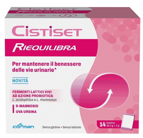 CISTISET RIEQUILIBRA 14 BUSTINE SENZA GLUTINE SENZA LATTOSIO - farmachicca