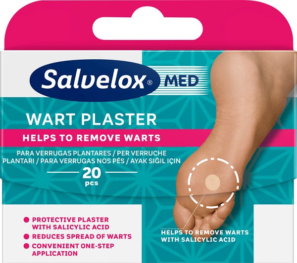 CEROTTO VESCICHE PLANTARI SALVELOX MED WART PLASTER 20 PEZZI - farmachicca