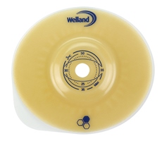 PLACCA PER UROSTOMIA CONVESSA RITAGLIABILE AURUM2 URO DIAMETRO 13-25 MM FLANGIA 45 MM 5 PEZZI - farmachicca