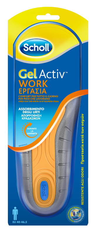 SCHOLL GEL ACTIV WORK UOMO - farmachicca