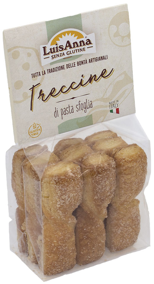 BISCOTTI SFOGLIA TRECCINE 130 G - farmachicca