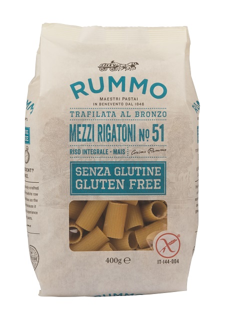 RUMMO MEZZI RIGATONI N51 DI RISO INTEGRALE E MAIS 400 G - farmachicca