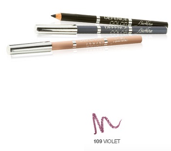 DEFENCE COLOR MATITA OCCHI KOHL & KAJAL 109 VIOLET BIONIKE - farmachicca