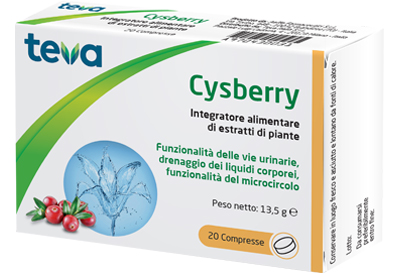 CYSBERRY TEVA 20 COMPRESSE - farmachicca