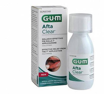 GUM AFTACLEAR RINSE 120 ML COLLUTORIO - farmachicca