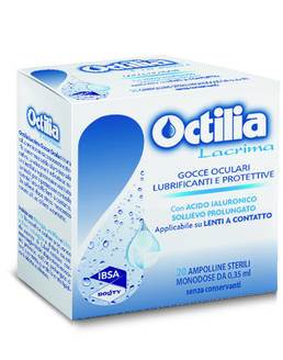 OCTILIA LACRIMA SOLLIEVO PROLUNGATO 20 FLACONCINI MONODOSE 0,35 ML - farmachicca