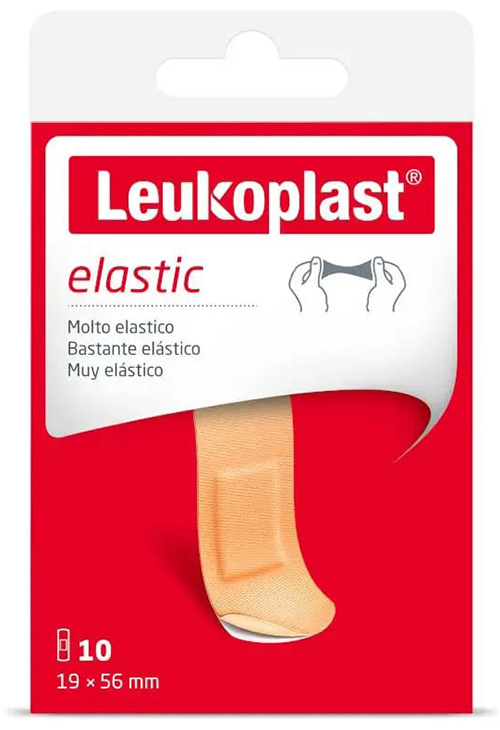 LEUKOPLAST ELASTIC 56X19 10 PEZZI - farmachicca