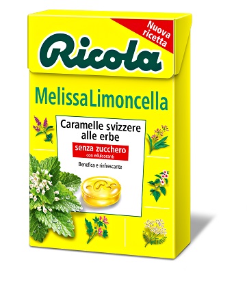 RICOLA MELISSA LIMONCELLA SENZA ZUCCHERO 50 G - farmachicca