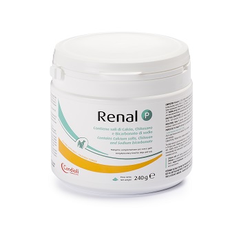 RENAL P MANGIME COMPLEMENTARE PER CANI E GATTI BARATTOLO 240 G - farmachicca