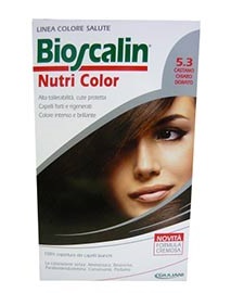 BIOSCALIN NUTRI COLOR 5,3 CASTANO CHIARO DORATO SINCROB 124 ML - farmachicca