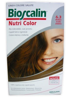 BIOSCALIN NUTRI COLOR 6,3 BIONDO SCURO DORATO SINCROB 124 ML - farmachicca
