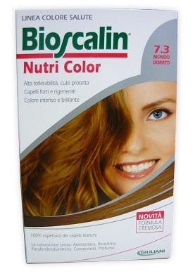 BIOSCALIN NUTRI COLOR 7,3 BIONDO DORATO SINCROB 124 ML - farmachicca