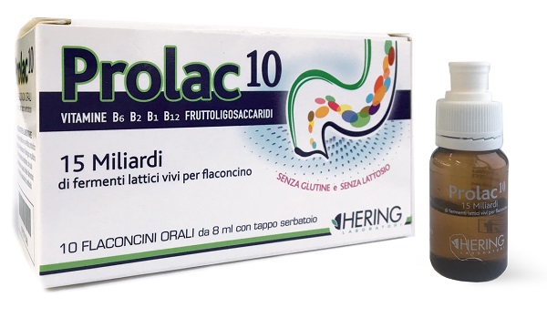 PROLAC10 FERMENTI LATTICI 15 MILIARDI 10 FLACONCINI 8 ML - farmachicca