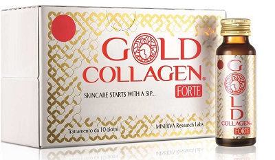 GOLD COLLAGEN FORTE 10 FLACONI - farmachicca