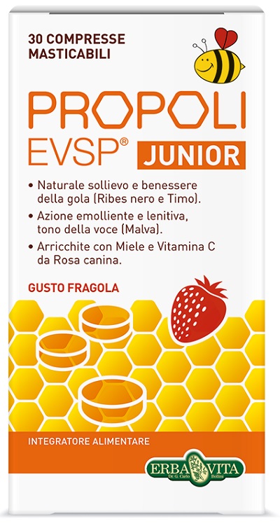 PROPOLI EVSP JUNIOR 30 COMPRESSE - farmachicca
