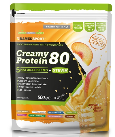 CREAMY PROTEIN MANGO PEACH 500 G - farmachicca