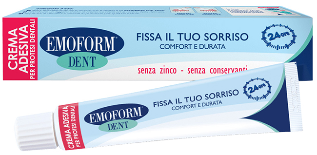 EMOFORM DENT CREMA ADESIVA PER PROTESI DENTALI 45 G PROMOZIONE - farmachicca