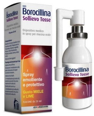 NEOBOROCILLINA SOLLIEVO TOSSE SPRAY 20 ML - farmachicca