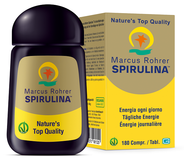 SPIRULINA MARCUS ROHRER 180 COMPRESSE - farmachicca