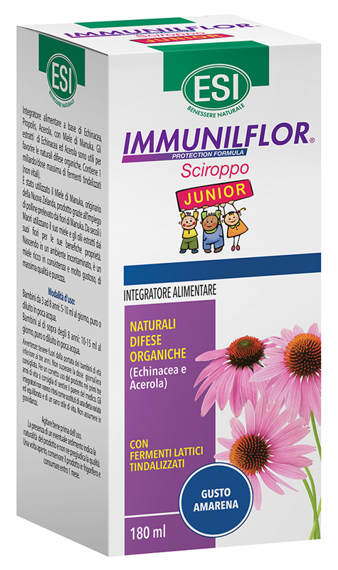 ESI IMMUNILFLOR SCIROPPO JUNIOR 180 ML - farmachicca