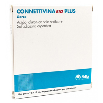 CONNETTIVINABIO PLUS GARZA 10 X 10 CM 10 PEZZI - farmachicca
