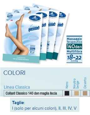 SAUBER COLLANT 140 DENARI MAGLIA LISCIA NERO 1 LINEA CLASSICA - farmachicca