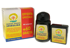 SPIRULINA MARCUS ROHRER 180 COMPRESSE + OF - farmachicca