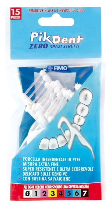 PIKDENT ZERO SPAZI STRETTI 15 FORCELLE INTERDENTALI - farmachicca