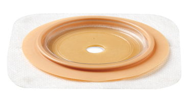 PLACCA NATURA+ PIANA RITAGLIABILE IN IDROCOLLOIDE STOMAHESIVE E CEROTTO POROSO FLANGIA 57 MM 5 PEZZI - farmachicca