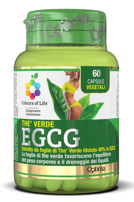 COLOURS OF LIFE THE VERDE EGCG 60 CAPSULE VEGETALI - farmachicca