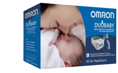 NEBULIZZATORE OMRON DUO BABY CON ASPIRATORE NASALE - farmachicca