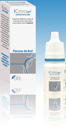 ICROSS GEL GOCCE OCULARI ACIDO IALURONICO CROSS-LINKATO 0,4% 8 ML - farmachicca