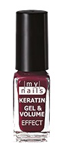 MY NAIL KERATIN GEL & VOLUME EFFECT 105 AMARANTH RED - farmachicca