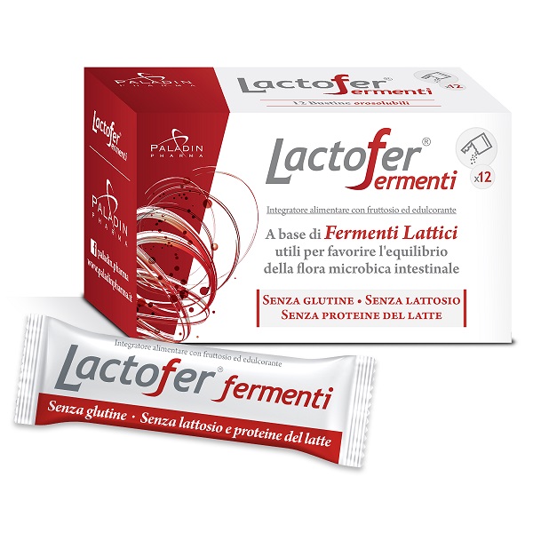 LACTOFER FERMENTI 12 BUSTINE OROSOLUBILI - farmachicca