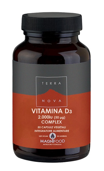 TERRANOVA COMPLESSO DI VITAMINA D3 2000 IU (50UG) 50 CAPSULE - farmachicca