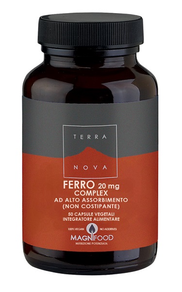 COMPLESSO DI FERRO AD ALTO ASSORBIMENTO 20 MG 50 CAPSULE - farmachicca