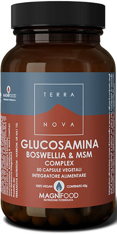 TERRANOVA COMPLESSO DI GLUCOSAMINA BOSWELLIA E MSM 50 CAPSULE - farmachicca