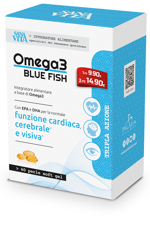 SANAVITA BLUE FISH 60 CAPSULE - farmachicca