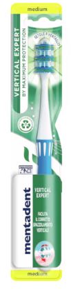 MENTADENT SPAZZOLINO VERTICAL EXPERT DENTI GUANCE - farmachicca