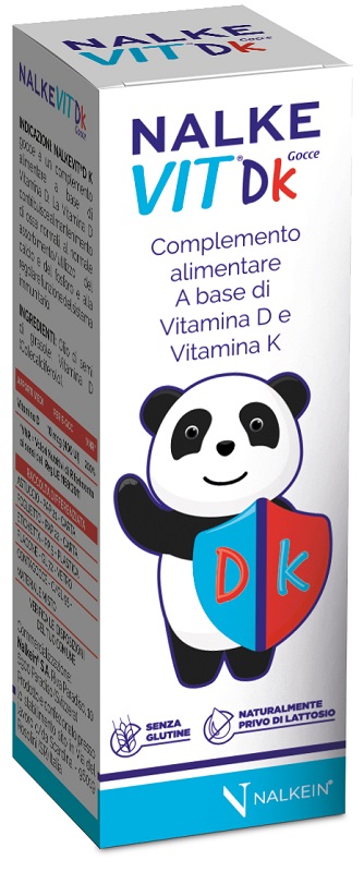 NALKEVIT DK GOCCE CON VITAMINA D3 E K1 9 ML - farmachicca