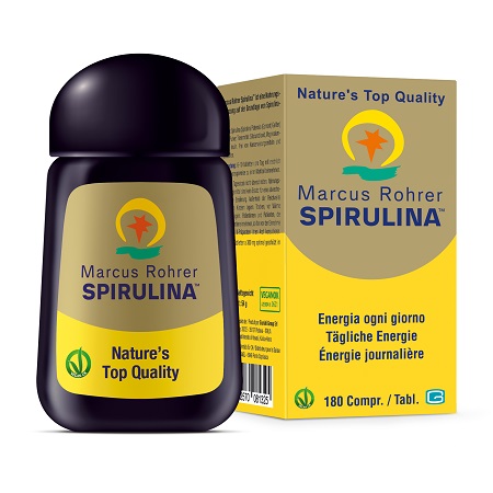 SPIRULINA MARCUS ROHRER RICARICA 180 COMPRESSE - farmachicca